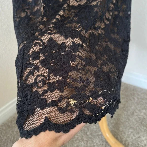 NWOT Cabi Black Lace Dress size M fully lined - Picture 10 of 14